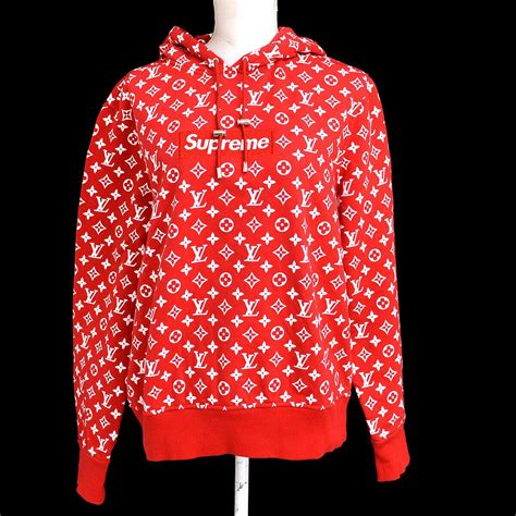 supreme vs louis vuitton price|louis vuitton supreme red hoodie.